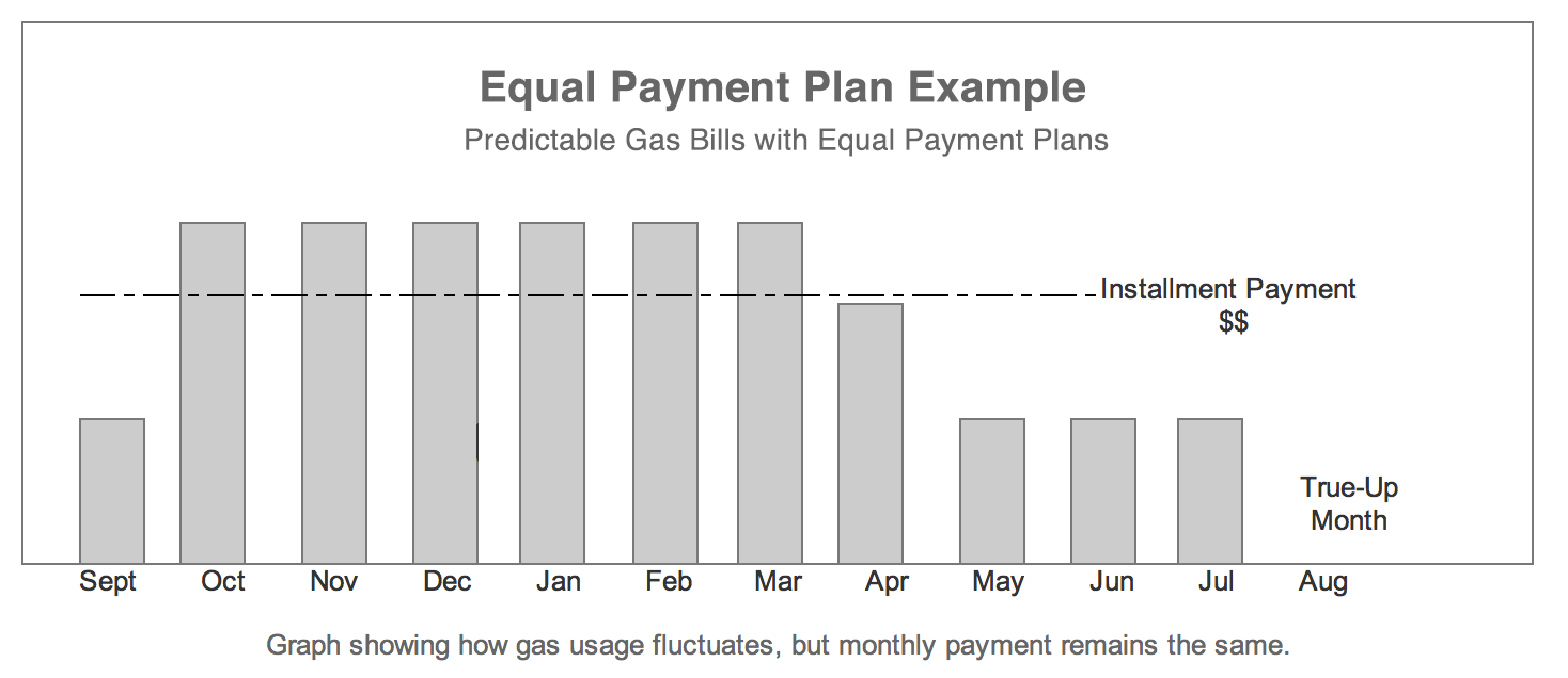 Equal Payment Plan Chart Example